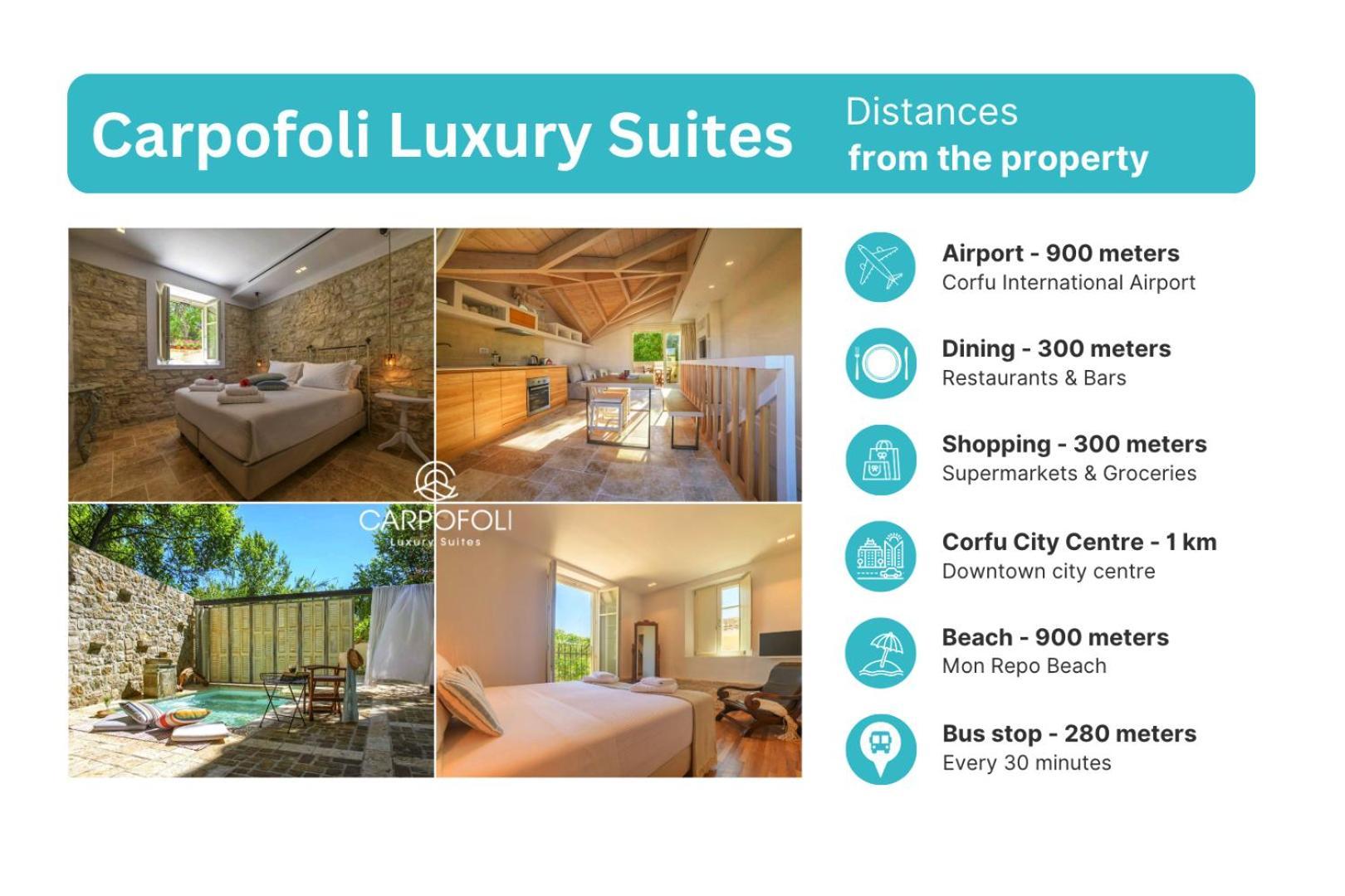 Carpofoli Corfu Apartamento Corfu  Exterior foto